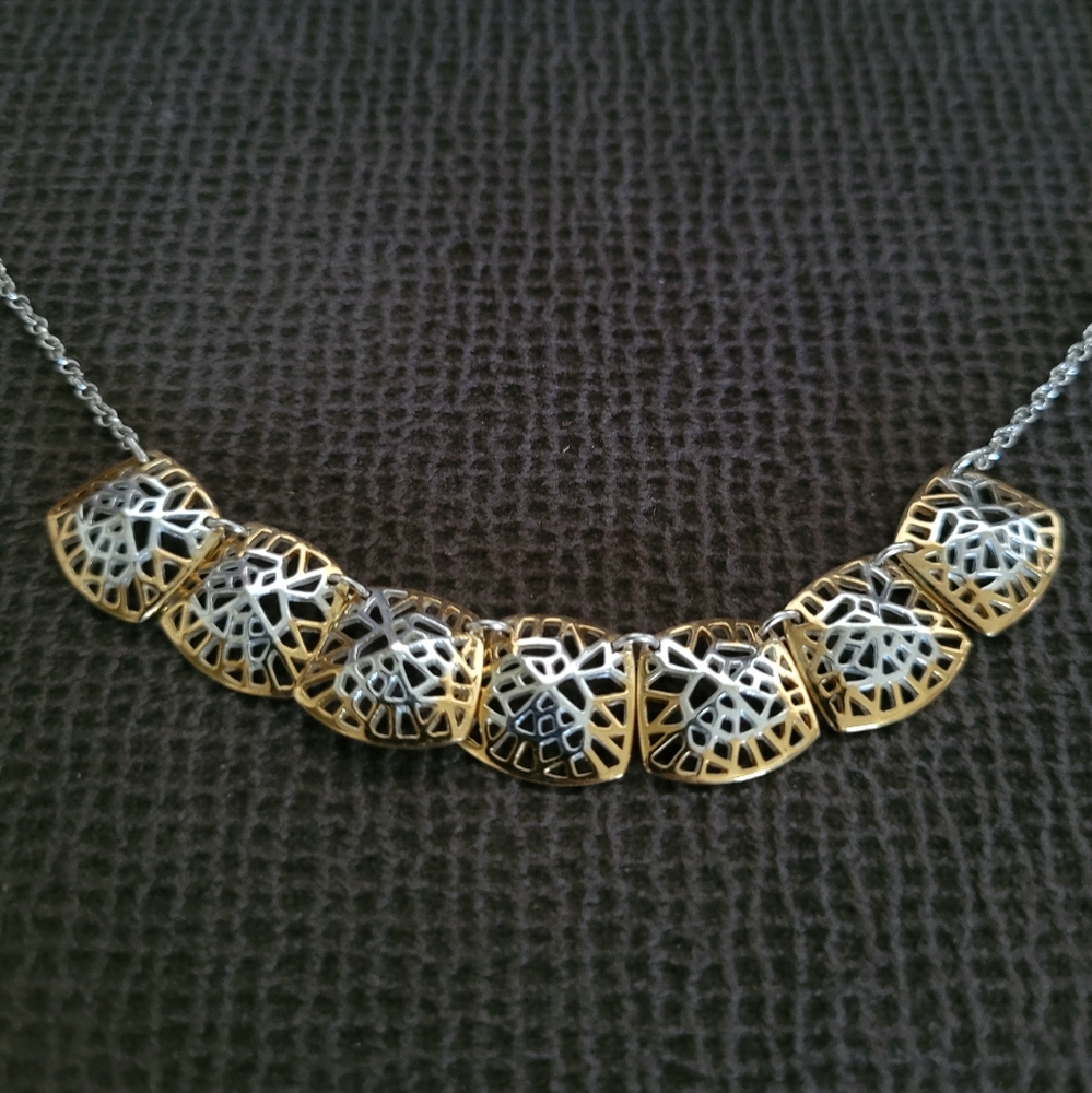 Argento Vivo Square⏹️ Plate🍽 Necklace - Picture 6 of 15